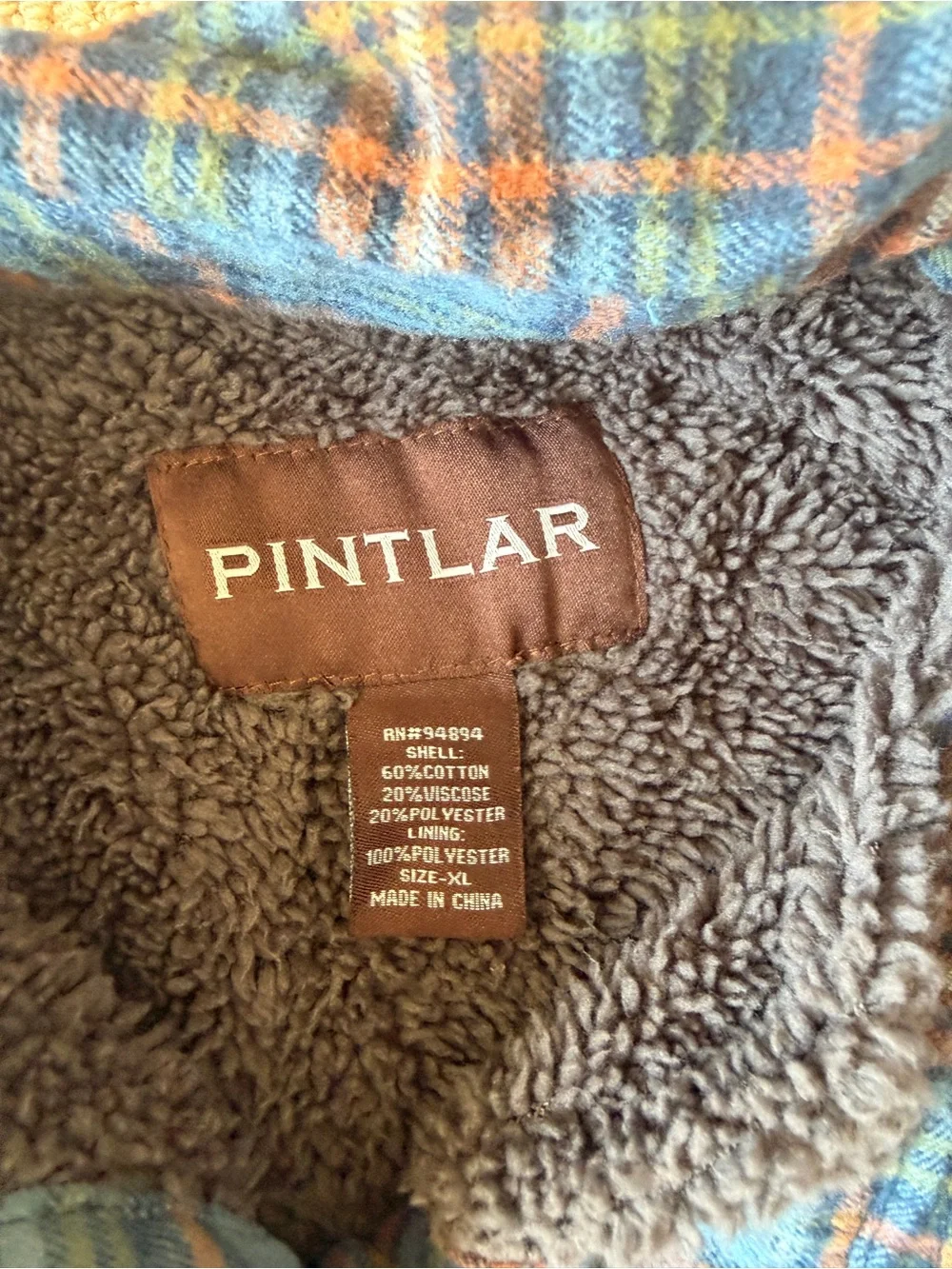 Men's Blue Plaid Lightweight Button-Up Jacket